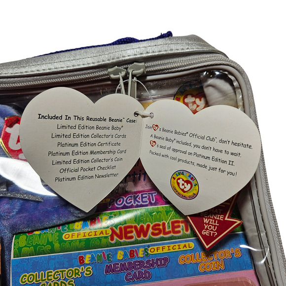 Ty Platinum Official Club Beanie Baby Bear Coin Membership Kit 1999 RETIRED NEW - Picture 3 of 7